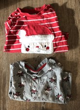 2 Langarmshirts Winter Weihnachten Pullover Gr. 68