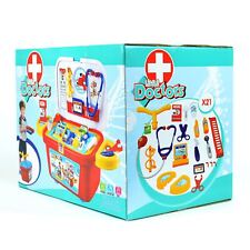 Kleine Arzt Set mit Carry Räder Rollenspielen Ärzte Krankenschwestern Kinder Spielzeug Geschenke