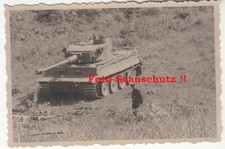 Original Foto WH Panzerkampfwagen VI Tiger Ostfront Bereitschaftsstellung TOP