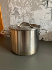 Edelstahltopf groß 20cm Durchmesser Höhe= 17cm