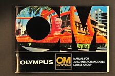 Olympus OM-System Zuiko Objektivprogramm Bedienungsanleitung (englisch)