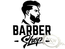 Friseursalon Salon Friseur Einflussgebiet Home Tür Wand Fenster Vinyl Aufkleber