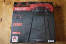 einfacher Holzkohle-Rundgrill  _ unbenutzt 