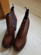 tolle Stiefeletten braun Damen NEU von DIVIDCD mit Absatz Gr. 38 festes Profil