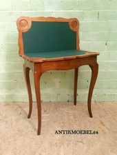 ANTIK! Spieltisch restauriert Louis XV Chippendale um1920 Kirsche Beistelltisch 