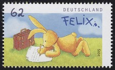 3141 Felix der Hase - Post von Felix 62 Cent Set zu 10 Stück, alle ** postfrisch