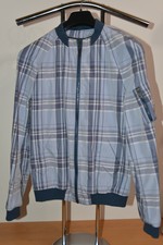 DOLCE & GABBANA Designer College Jacke Jacket Light Blue Blau Gr. 46 Metal Label