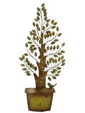 Wanddeko Baum mit Vogel grün 