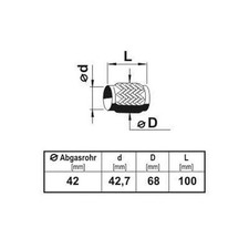 ERNST Flexrohr z. Bsp. für HYUNDAI