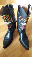 Cowboyboots ED HARDY Mexico Gr. 44 (US 11) schwarz ## KULT ##