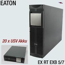 MGE COMET EATON EX RT EXB 5/7 20x AKKU BATTERIE PACK TOP ZUSTAND USB USV