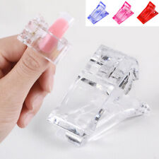 #5pcs Nagel Form Maniküre Werkzeug Aufbau Verlängerung Spitze Clip Nail Q