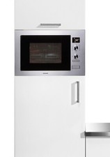 Hanseatic Einbau-Mikrowelle AC034B8S-S0EE, Grill, Umluft, Mikrowelle, 34 l