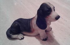 Deko Figur Hund Basset Hush Puppy - sehr guter Zustand