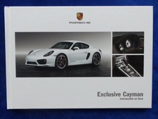 Porsche Exclusive Cayman S GTS GT4 Typ 981c MJ 2015 - Hardcover Prospekt 11.2014