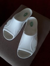 Damen Badeschuhe  Fashy® Bio  Pantoletten Slipper  antibakteriell weiß 41