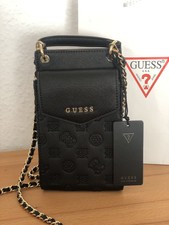 GUESS NEU Original Handytasche-Smartphonetasche mit Kette- Etikett und Tüte