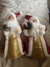 Weihnachtsmann Deko Figur rot stehende Statue Ornament Weihnachten Zuhause 25cm