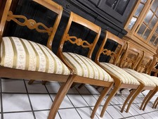 6 X  Eleganter Salonstuhl Esszimmerstuhl  Holz Stuhl Anik Stil Holz England Stil