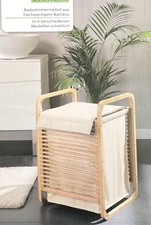 Home Creation Bathroom Bambus Wäschekorb groß 40x35,5x60,5cm Korb Wäsche Neu