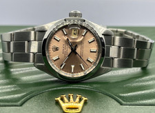 NEUWERTIGE ROLEX OYSTER PERPETUAL DATEJUST LADY DAMEN UHR EDELSTAHL ROSE LUXUS