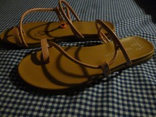 Sandalen Gr.39 rosa Riemchen  Zehensandale  von South Beach wie NEU !