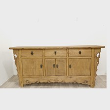 chinesische Möbel Kommode Sideboard Dielen Tisch Massivholz Wohnzimmer Natur