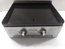 FireFriend BQ-6394 Gas-Grillplatte – Zwei Brenner  emailliertes Gusseisen R76