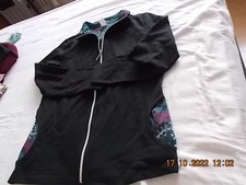 Damen Freizeitjacke Sportjacke Gr. 38 schwarz/ mehrfarbig neuwertig