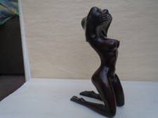 Ausgefallene große erotische Aktskulptur DAME ENTFERNT IHR TOP schönes Ausstellungsstück