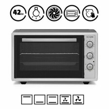 Mini Backofen mit Umluft 42 Liter B Ware Miniofen Pizza-Ofen Kleiner Backofen