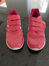 Adidas pinke Kinder Mädchen Turnschuhe Klettverschluss Gr 35 | gebraucht
