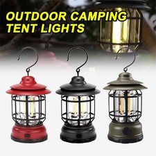 LED Arbeitsstrahler Outdoor Camping Lampe USB Aufladbar Laterne Akku Zelt Licht