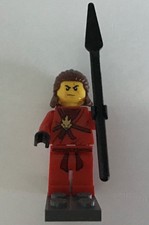 LEGO SPIELZEUG FIGUR NINJA SAMURAI KÄMPFER KRIEGER LANZE SPEER