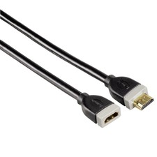 Hama 1,80 m High Speed HDMI Verlängerung 1080p Full-HD vergoldete Stecker/Buchse