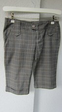 Damen Kurzhose, knielang, kariert, gr.S