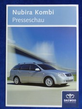 Daewoo Nubira Kombi - Pressestimmen - Prospekt Brochure 2004