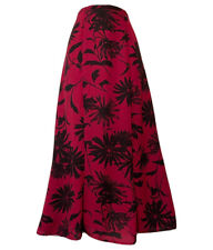 Alexon lange Rock ausgestellt elegant klassisch chic Party Blumenmuster UK 12 S