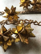 Weihnachten - Sterne - Gold - Sternenkette - goldene Sterne Girlande