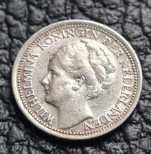 10 Cents 1941 ss aus Niederlande-Silbermünze!