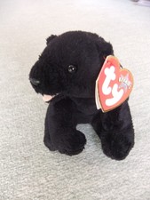 Ty Beanie Babies "Cinders" Date of birth April 30, 2000, Bär, unbespielt 