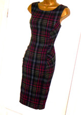 Phase Acht Smart Check Galaxie Bleistift Wackeln Schicht Winter Party Arbeitskleid 16