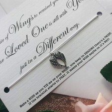 Geschenk für Mutter Tage Angel Wing Trauer Anteilnahme Karte Memorial Mum Nana