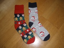 2 Paar süße Kuschel Damen Socken Gr. 35 bis 38 Neu Weihnachten Wintersocken  NEU