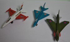 Konvolut 3x Matchbox Sky Busters, 70er Jahre, Mig 21 / F-16A / Lightning, TOP