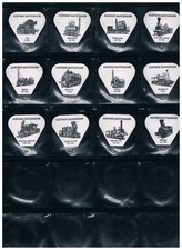 KRD CH PS  Gurtner Lokomotiven gestanzte Folie