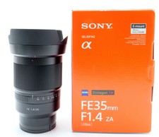 Sony Carl Zeiss Distagon T SEL35F14Z 35 mm F 1.4 FE ZA Objektiv E Mount OVP