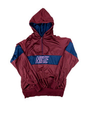 Rare Vintage 70s 80s Nike Satin Spell Out Hood Jacket Track Trainingsjacke Jacke