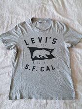 Levi's Herren T-Shirt, Gr. S, Grau - 100% Baumwolle,