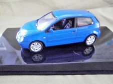 VW Polo, blau,1:43, AUTOart, Dealer Edition, OVP.